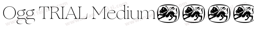 Ogg TRIAL Medium字体转换
